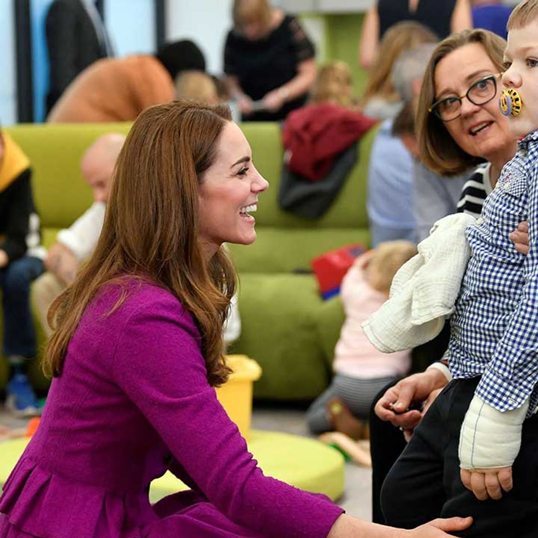 Kate Middleton has made private visits to families supported by one of her first patronages