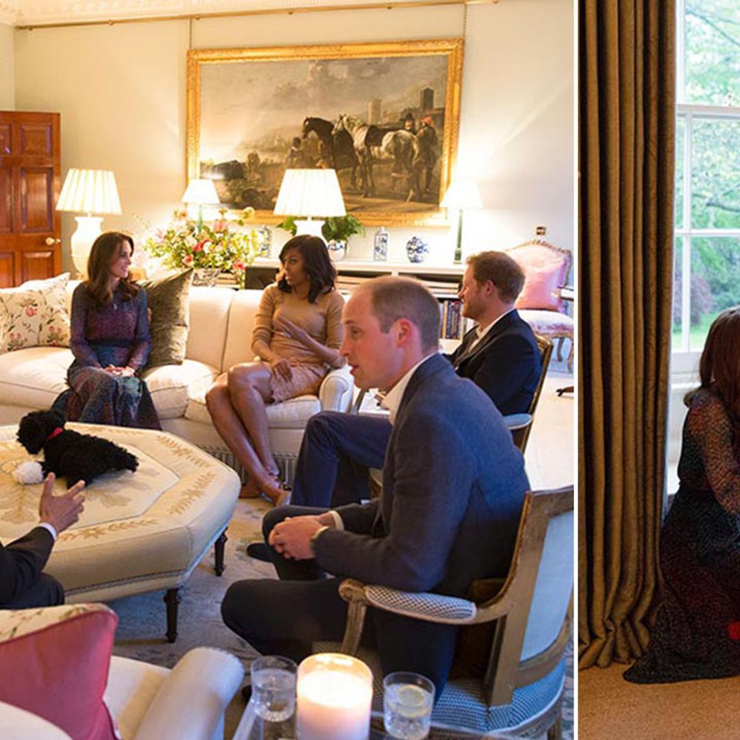 Prince William and Kate Middleton's stunning living room unveiled: take a tour