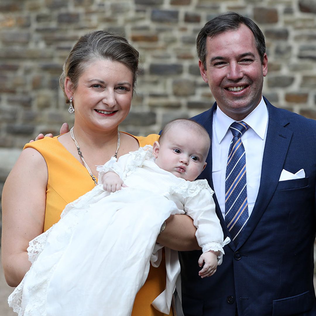 Prince Guillaume and Princess Stephanie share incredible photos of Prince Charles' christening