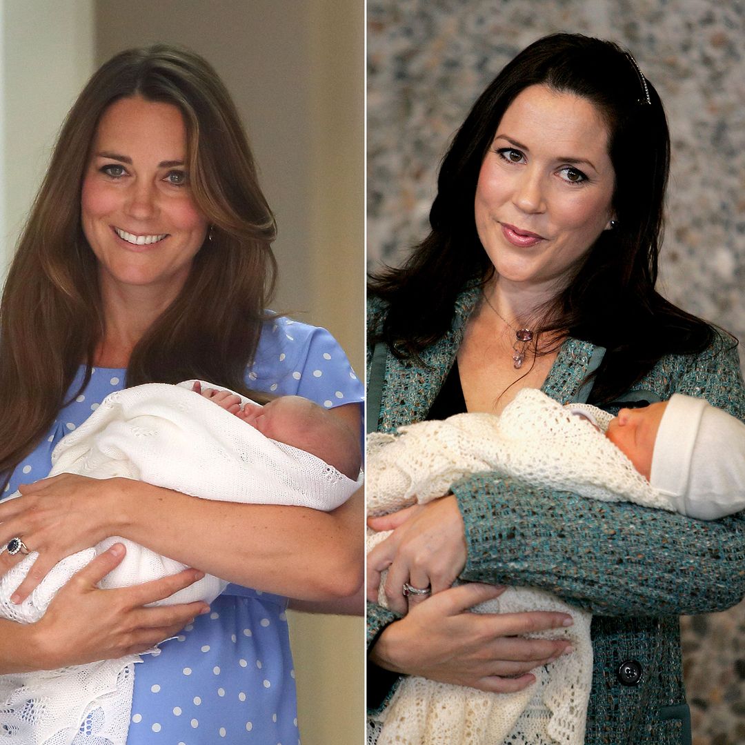 Royal mothers leaving hospital with their babies in 14 historic photos