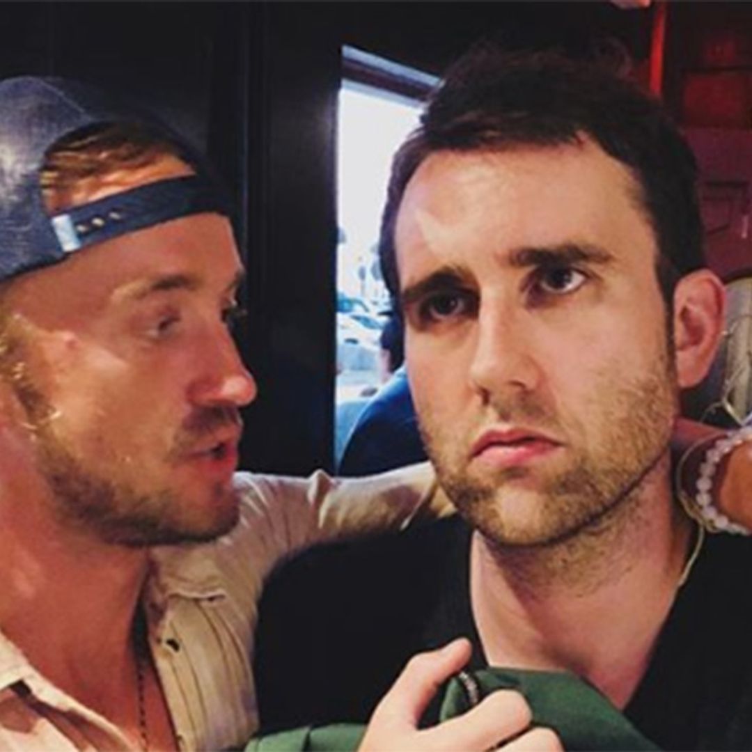 Harry Potter's Tom Felton tries to turn Matthew Lewis into a Slytherin and fans love it