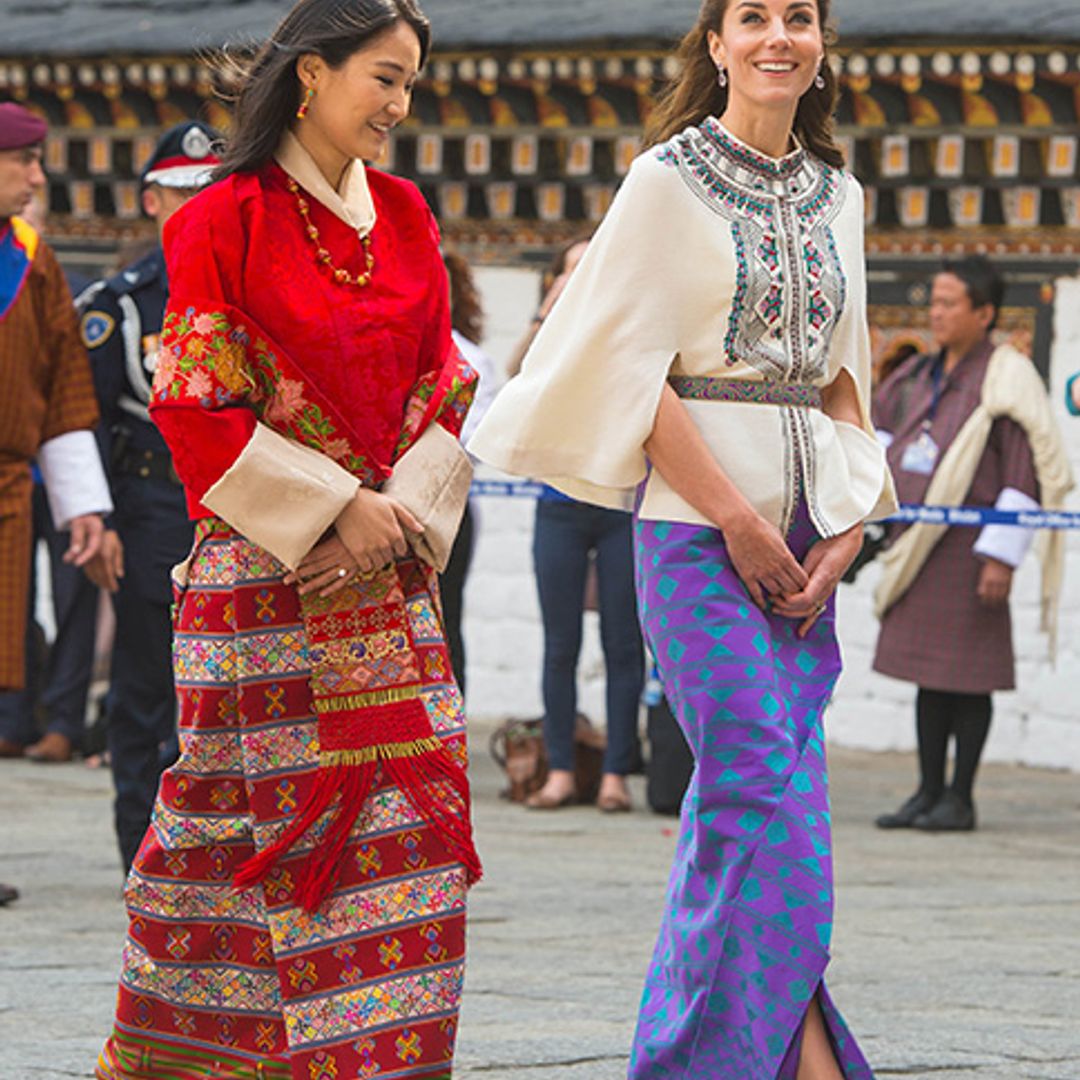 Kate hits the mark in Bhutanese-inspired look for archery event