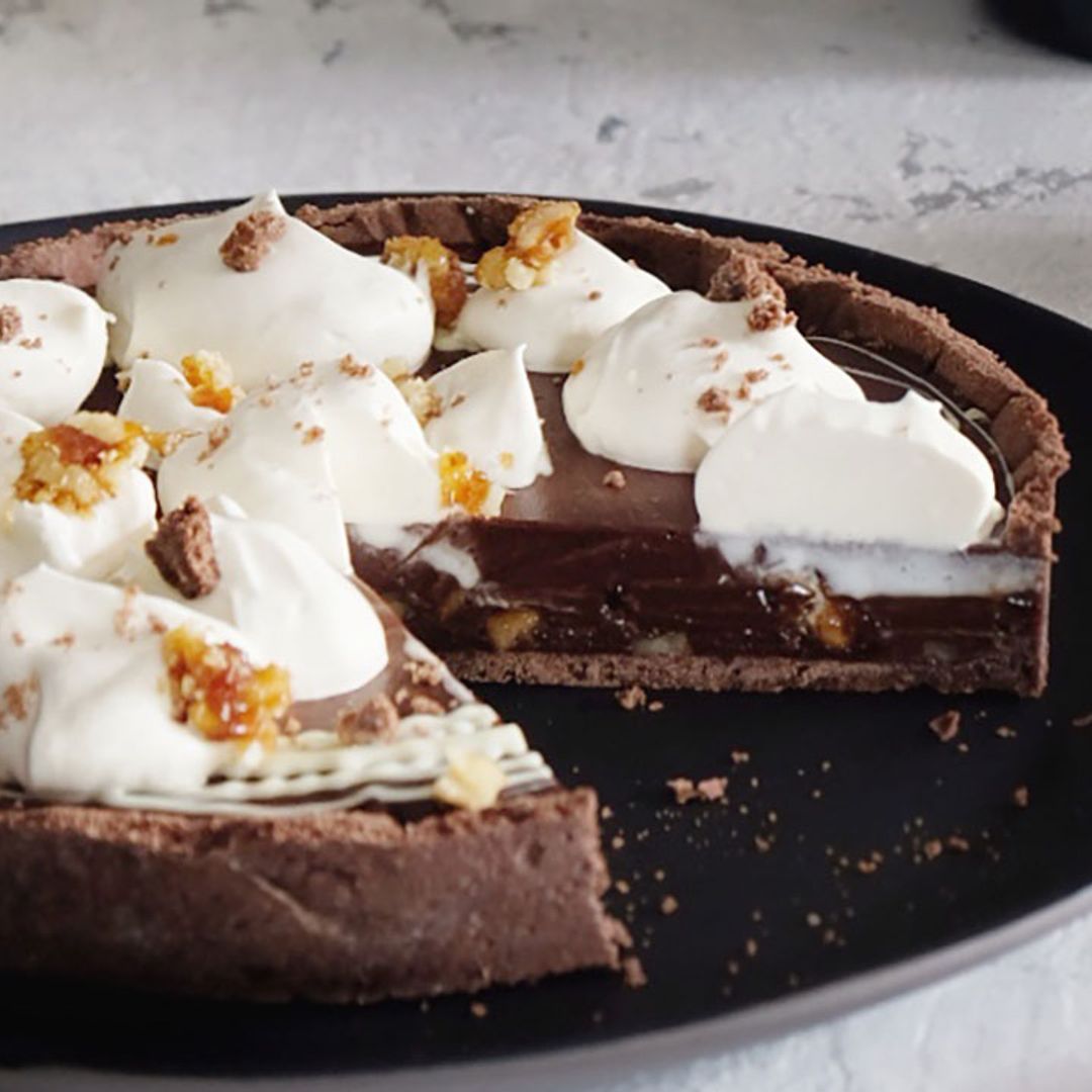 GBBO's John Whaite shares a Baileys chocolate tart recipe - the perfect alcohol inspired showstopper