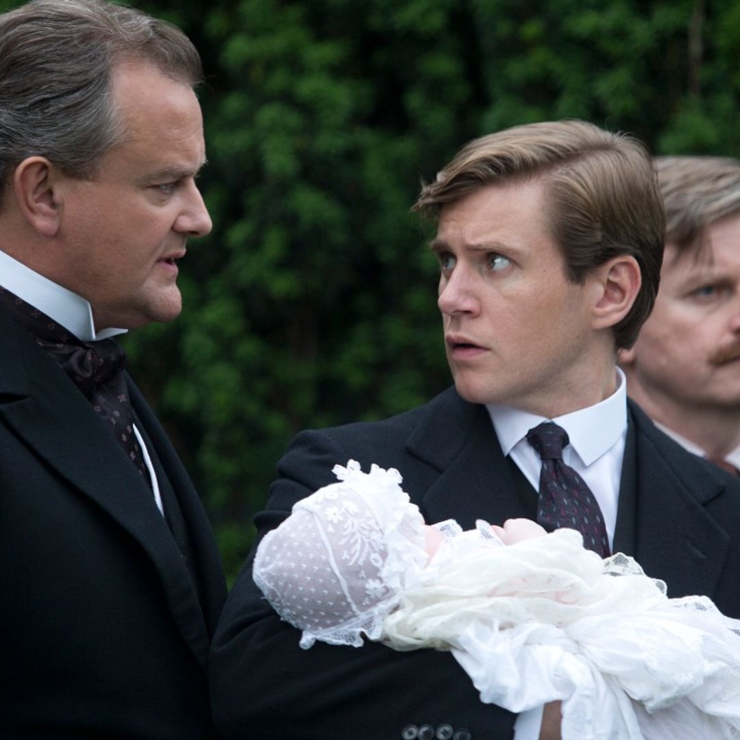 Hugh Bonneville shares behind-the-scenes snap with Downton Abbey co-star while filming sequel 