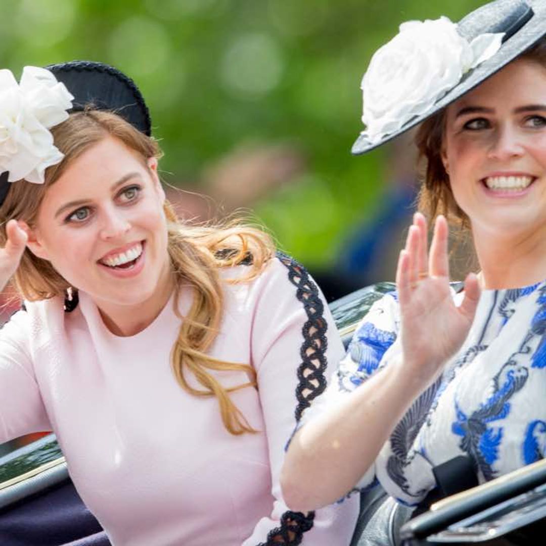 Princess Eugenie wows in patriotic blue and white at Queen's Trooping the Colour parade