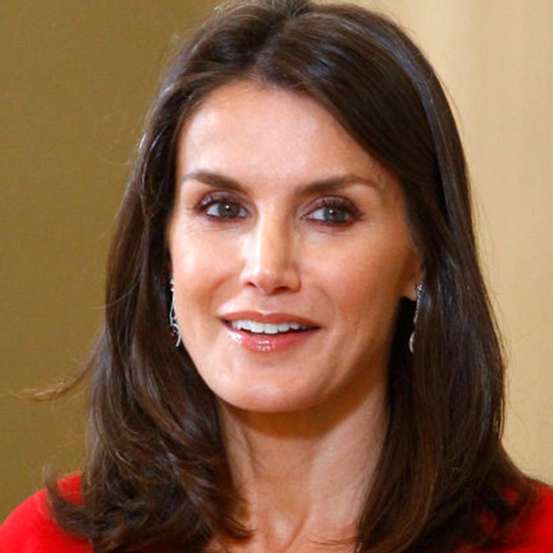 Queen Letizia sends royal fans wild in the most ravishing red dress