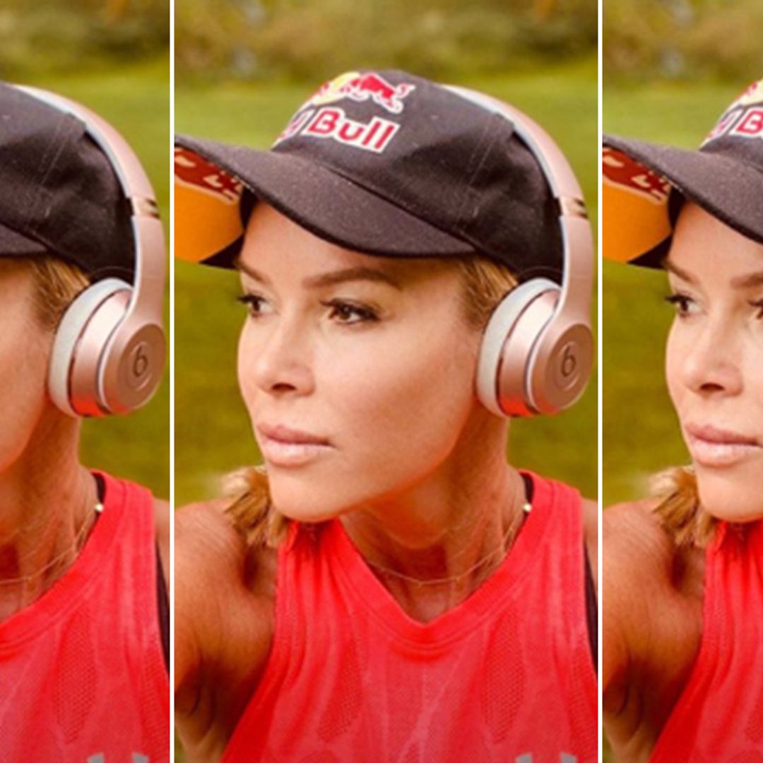 Amanda Holden shows off chic workout outfit – and we want her hat