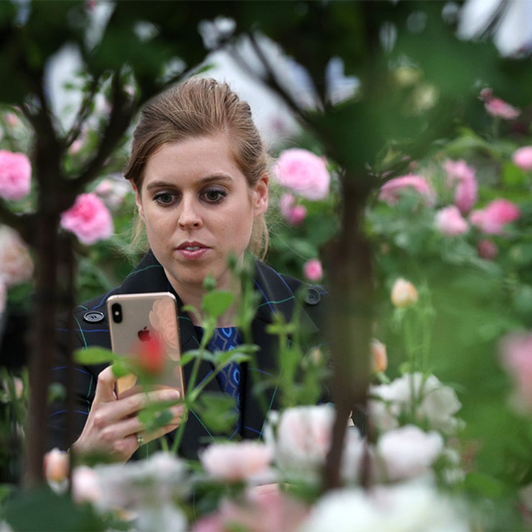 Princess Beatrice rocks checks and velvet as she joins Kate Middleton at the Chelsea Flower Show