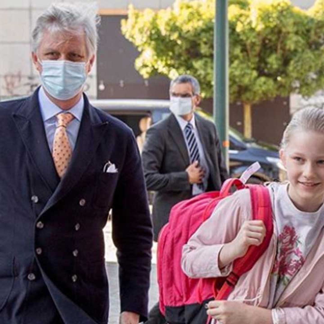 Princess Eleonore of Belgium one of first royals to return to school as lockdown measures are lifted