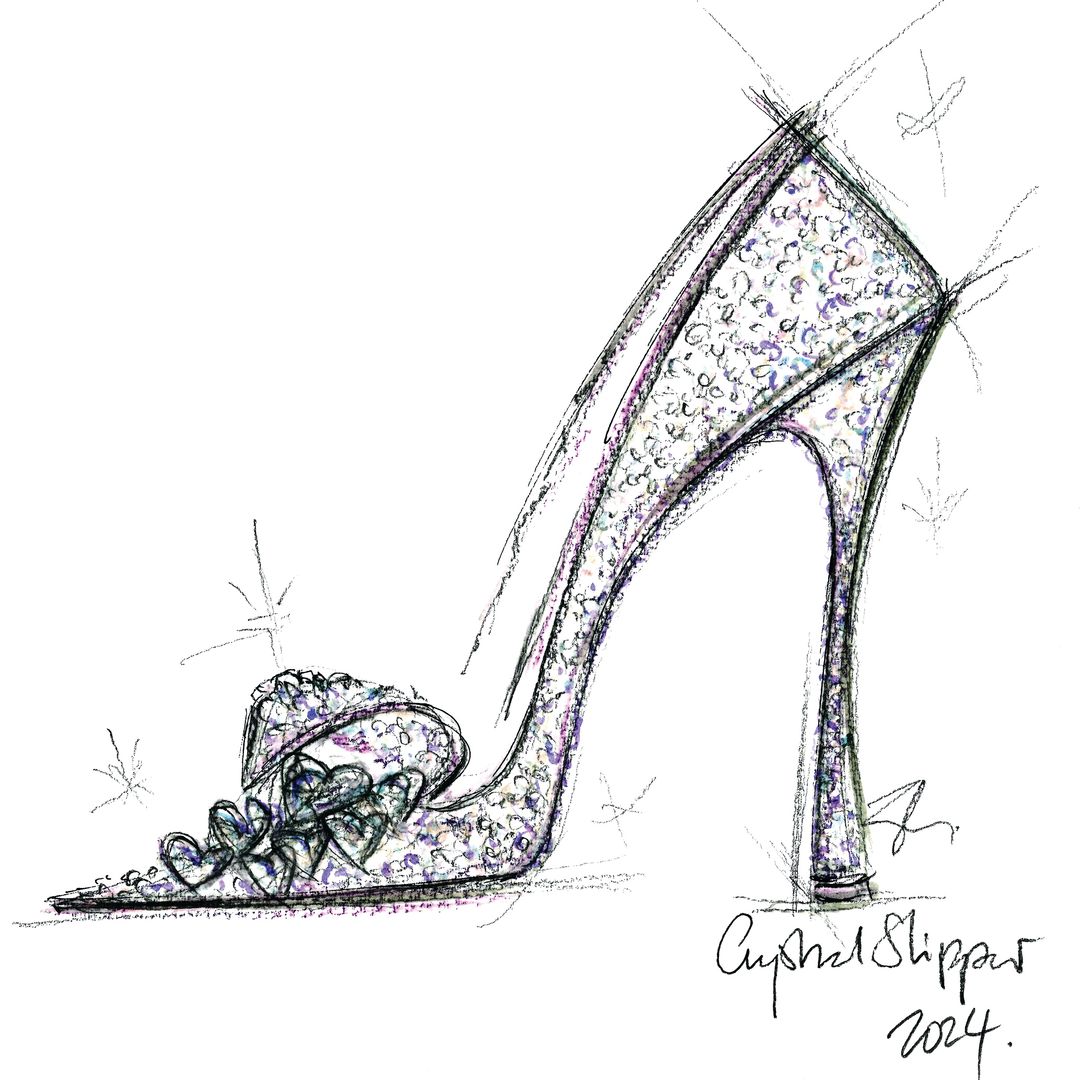 An early sketch of the 'Crystal Slipper'
