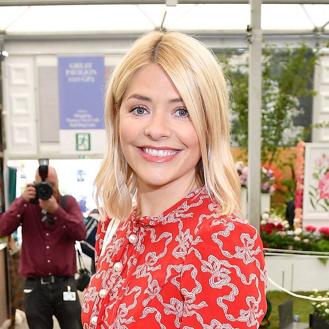 Holly Willoughby shares a very RARE photo of her dad