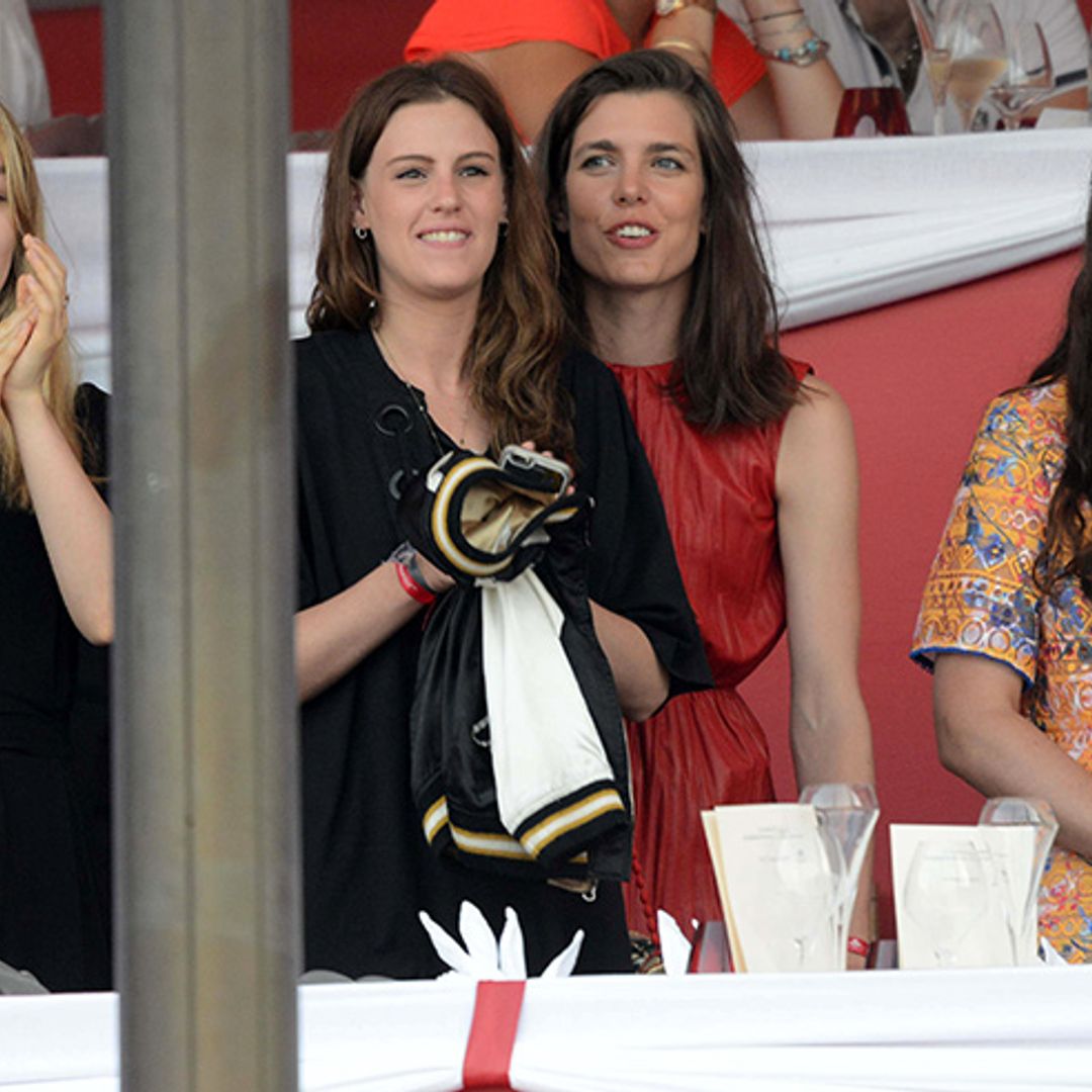 Charlotte Casiraghi and her glamorous family step out for horse show