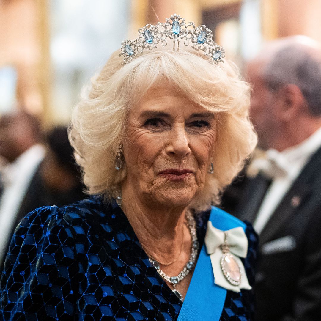 Queen Camilla debuts tiara worn twice at royal weddings