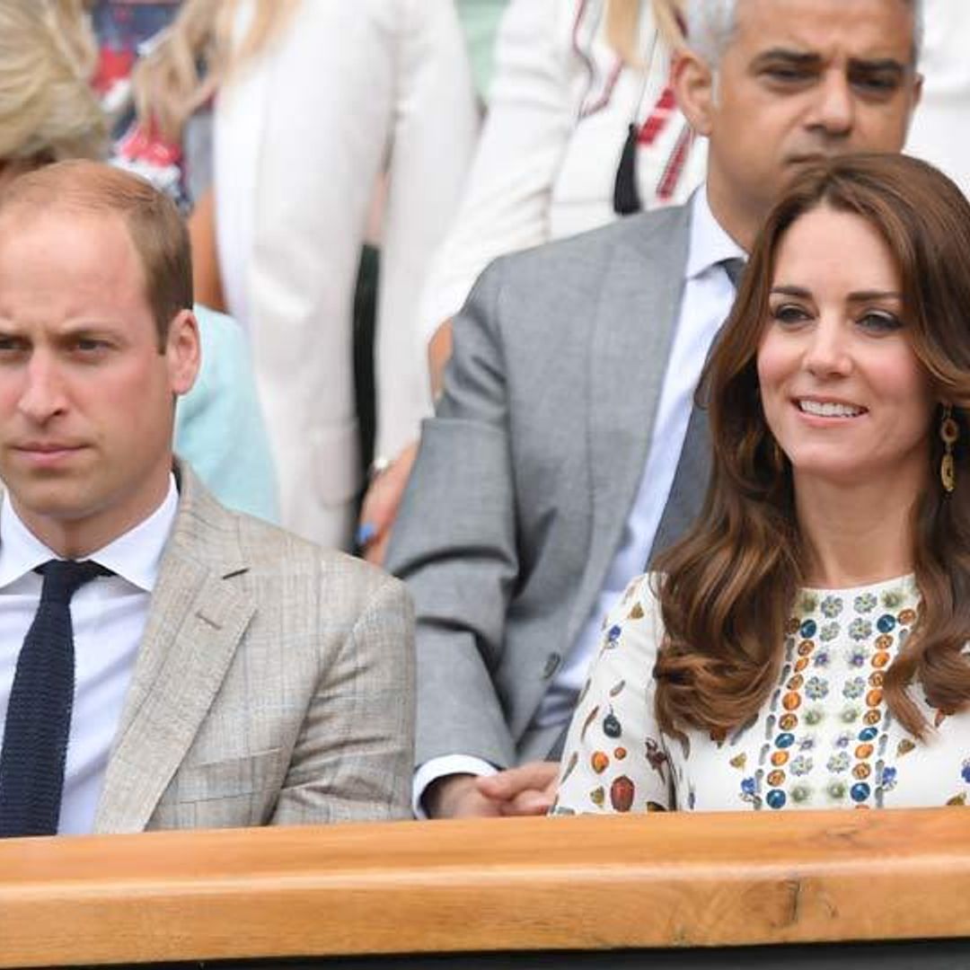Prince William and Kate Middleton cheer on Andy Murray at Wimbledon final