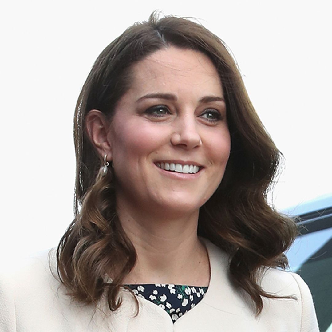 Kate Middleton shows off baby bump in £49 Hobbs top
