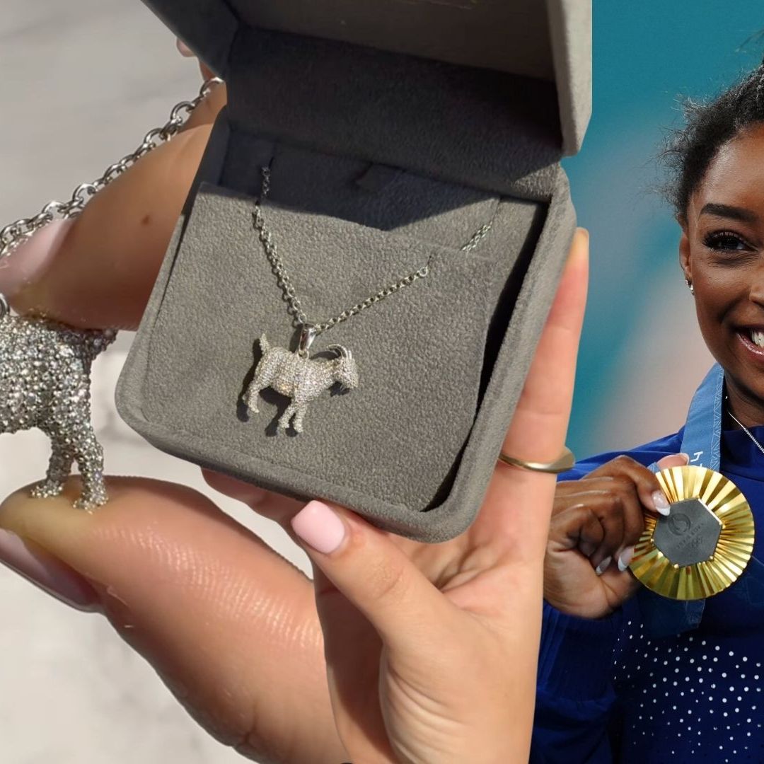 'The haters hate it' Simone Biles reveals hidden meaning behind her diamond GOAT necklace