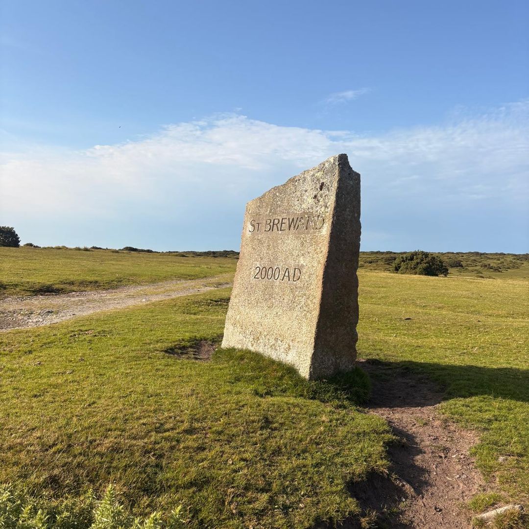 An old marker on Bodmin Moor