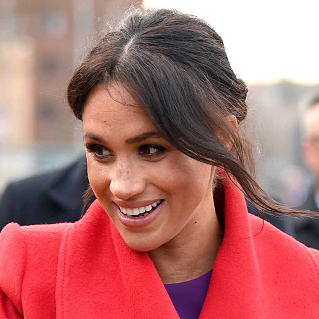 The one detail about Meghan Markle's red coat we bet you missed