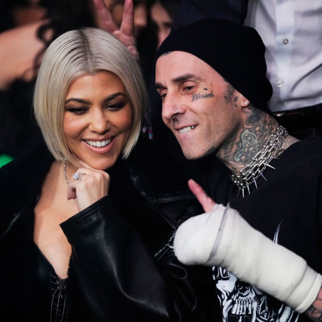 Kourtney Kardashian and Travis Barker turn heads with couples costume and fans can’t get over major detail