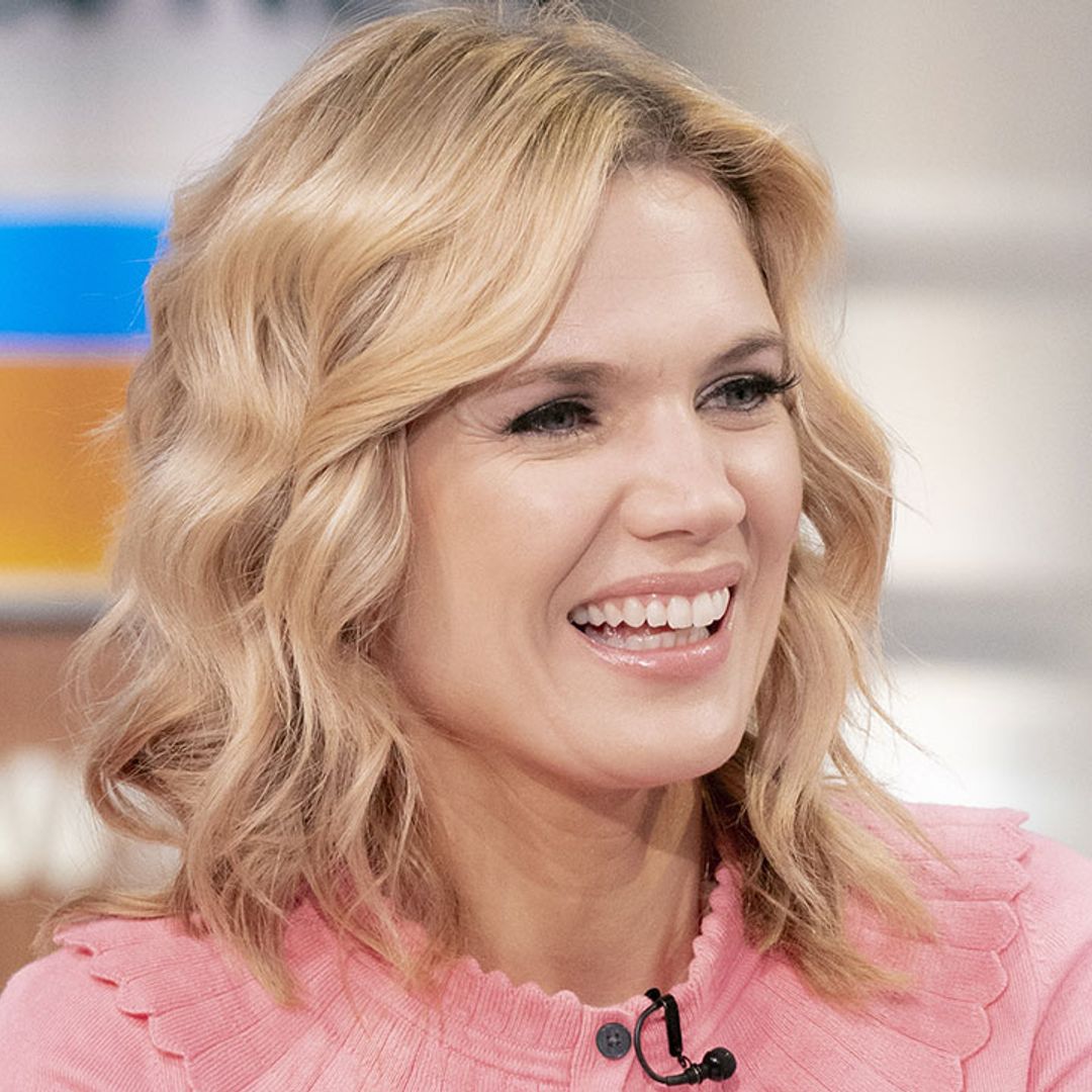 Charlotte Hawkins wows in fitted pink mini dress and knee-high boots for special reason