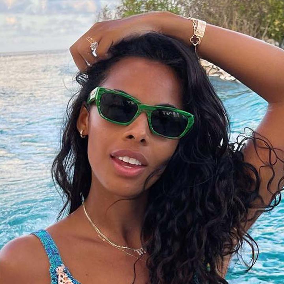 Rochelle Humes is a sun-kissed goddess in romantic bikini snap with husband Marvin