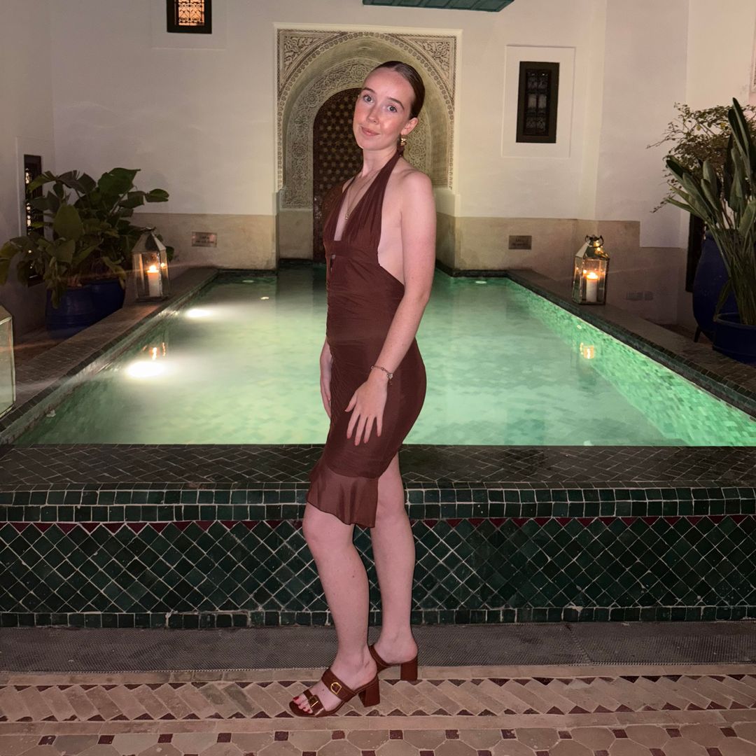 I stayed at a boutique hotel in the heart of the Marrakech Medina