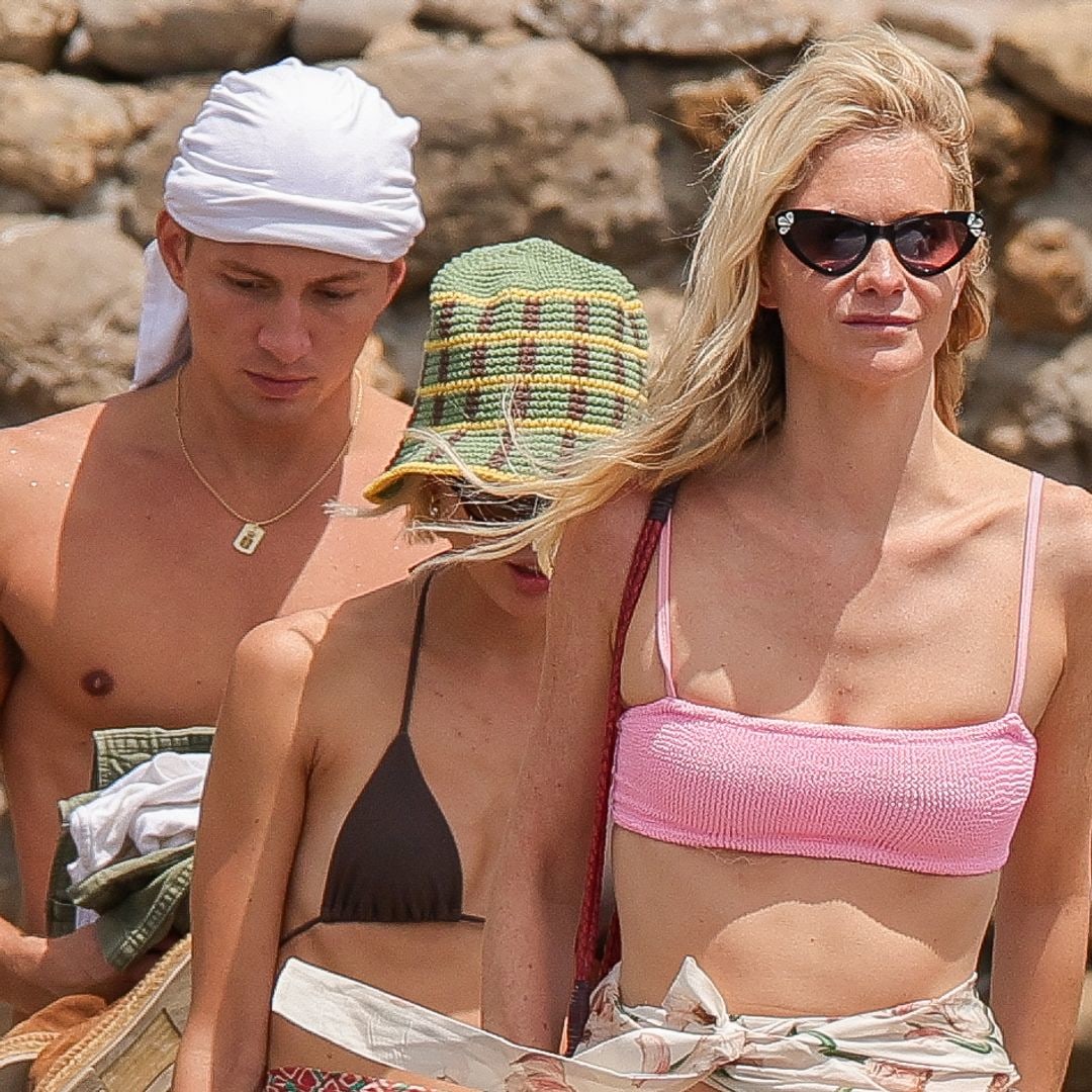 Poppy Delevingne sizzles in captivating pink bikini in loved-up photos with royal boyfriend Prince Constantine Alexios