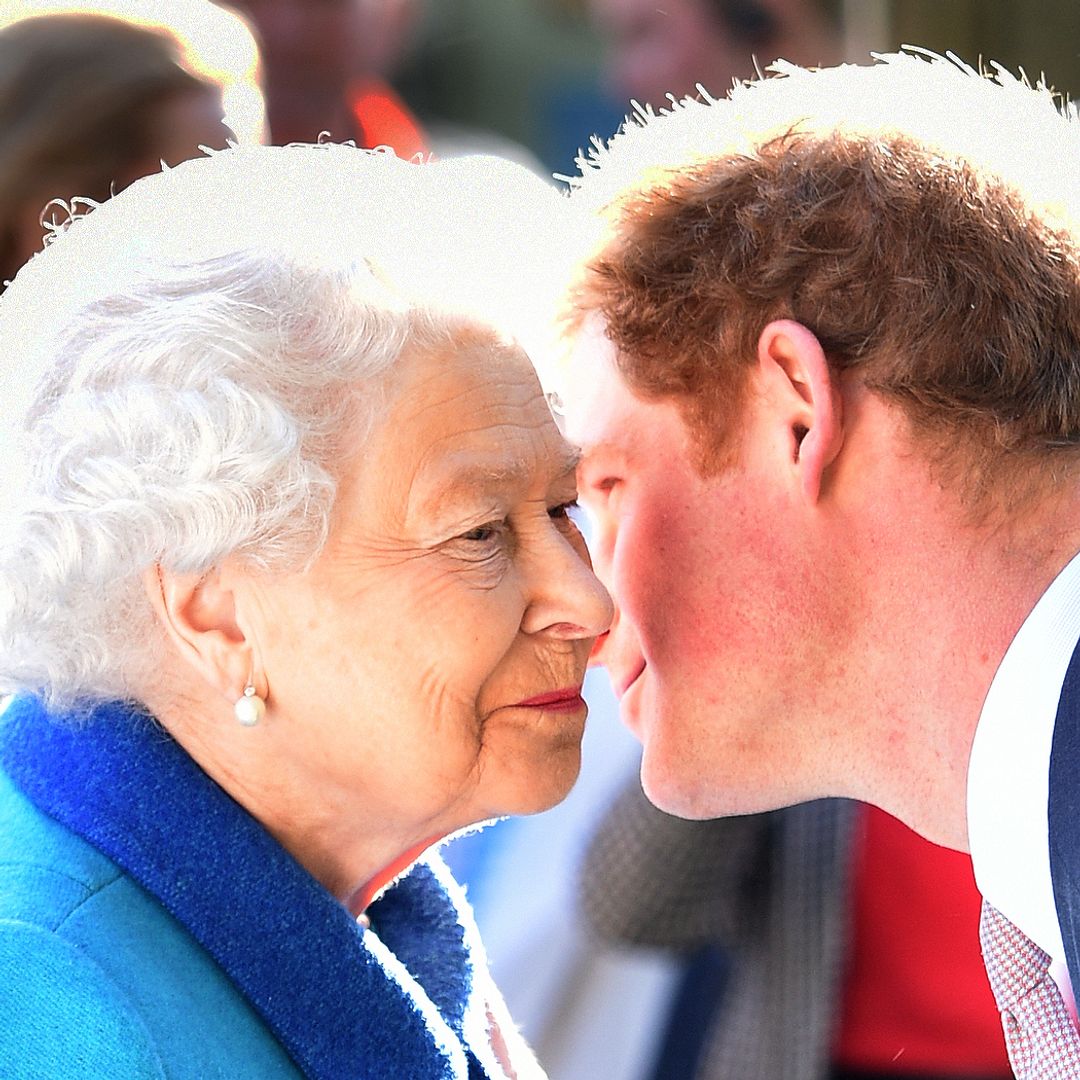 The late Queen 'adored' grandson Prince Harry 'right to the end'