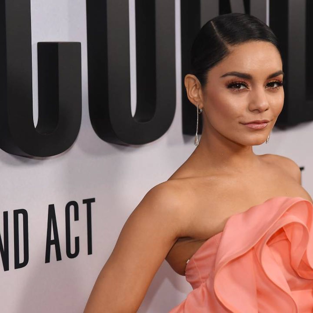 Vanessa Hudgens turns heads in a crop top and leggings we want asap