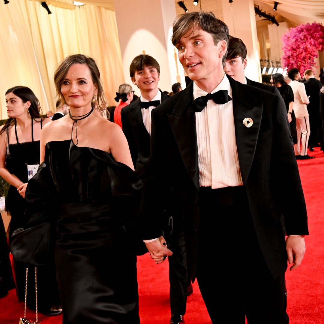 Cillian Murphy's handsome sons join him at the Oscars in unbelievably rare family photo