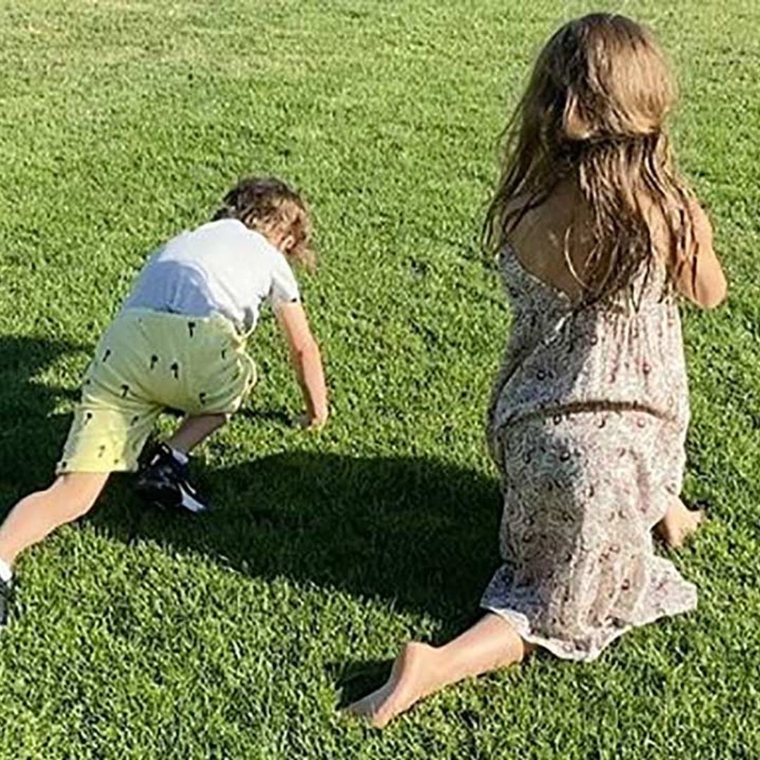 Robbie Williams' daughter Teddy practices ballet in their incredible garden - fans react to the stunning views