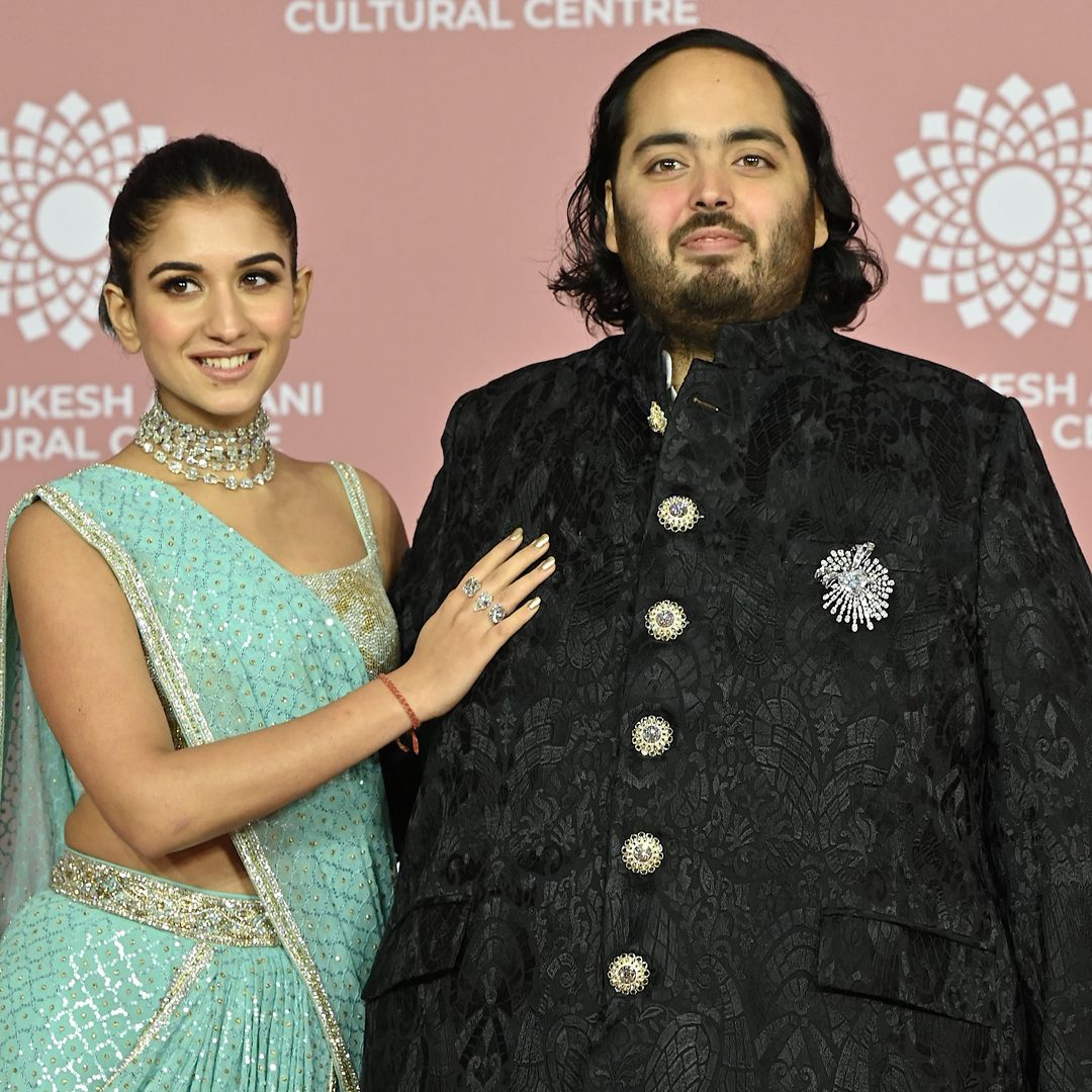 Radhika Merchant is breathtaking in embellished wedding gown for star-studded celebrations with Anant Ambani