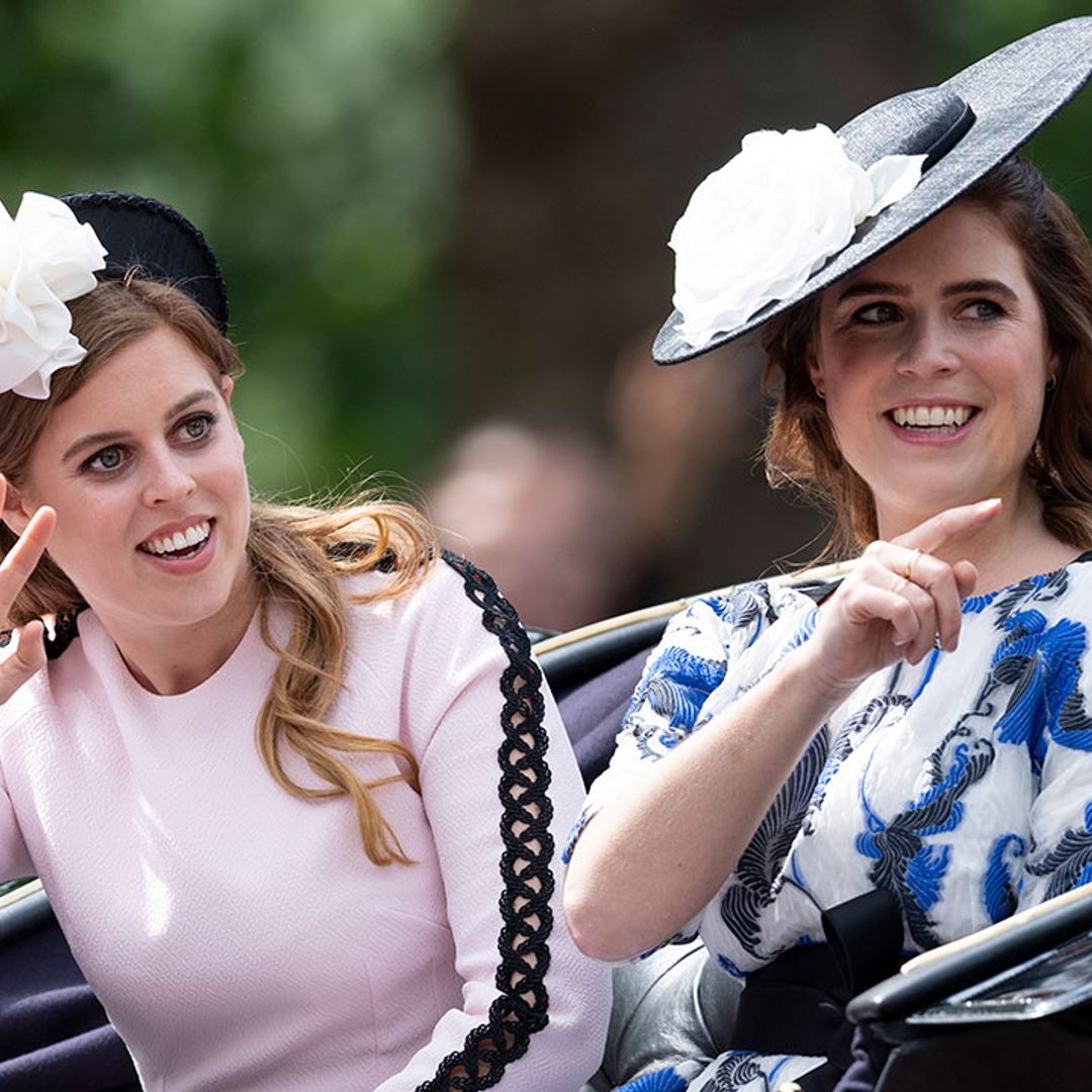 Princess Eugenie and Princess Beatrice look flawless in at beautiful Greek wedding