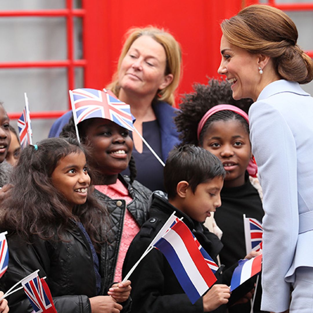Kate touches down in the Netherlands for first solo visit abroad