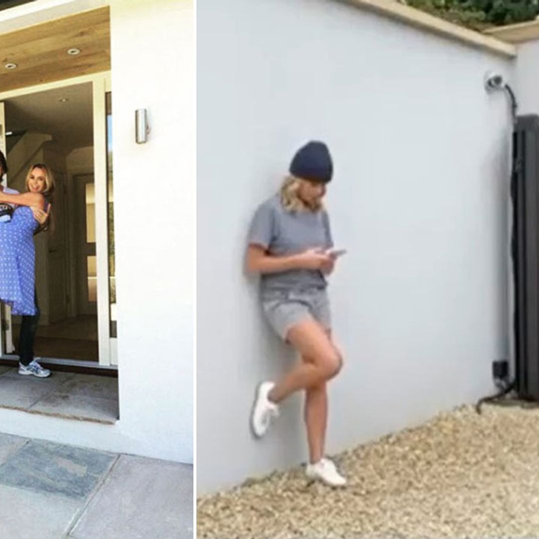 Amanda Holden debuts grand home entrance at Surrey mansion