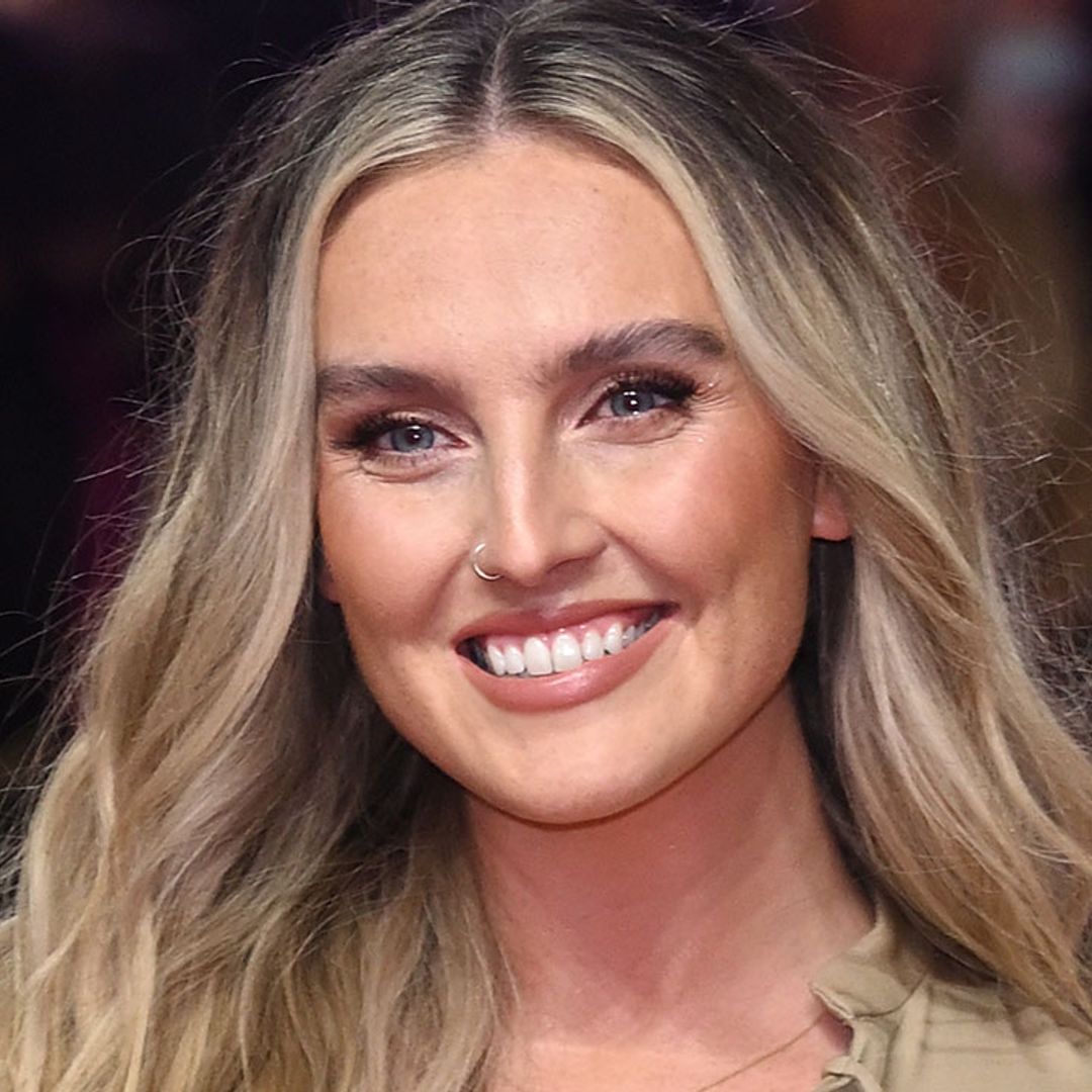 Perrie Edwards glows in strapless dress on Dubai getaway
