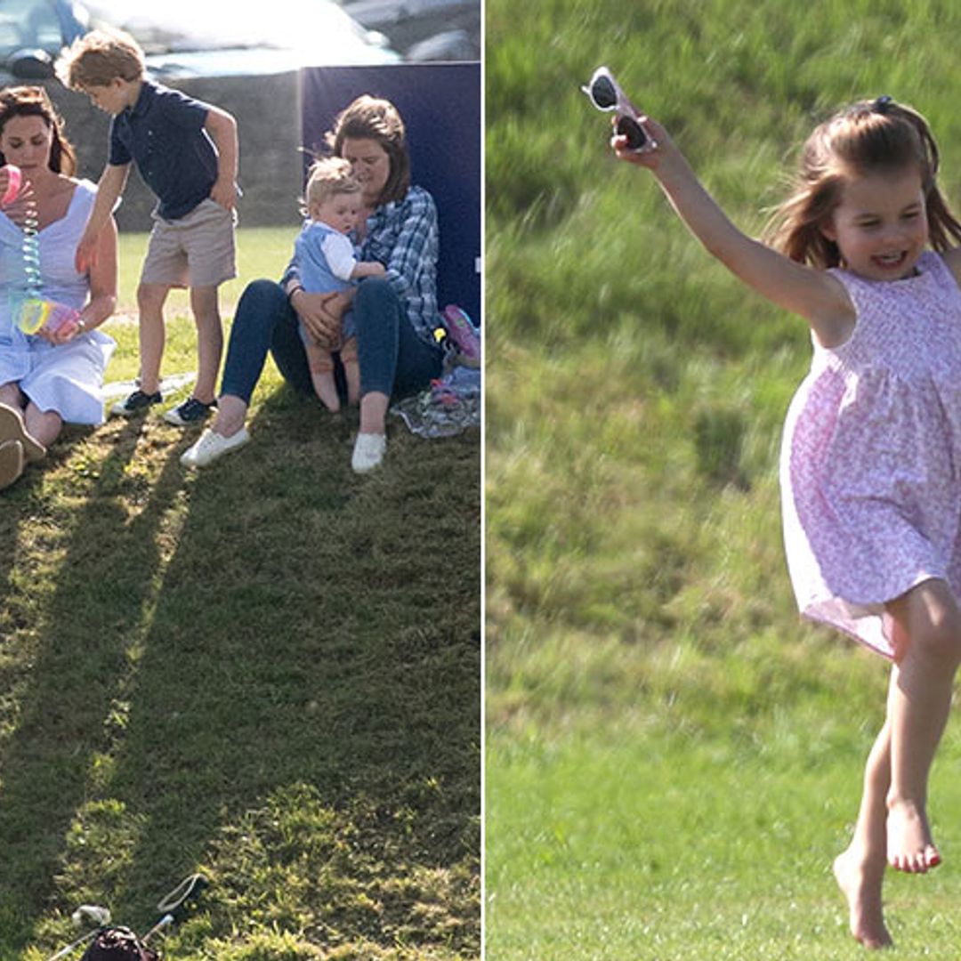 All the photos of Kate Middleton's fun day out at the polo with Prince George and Princess Charlotte