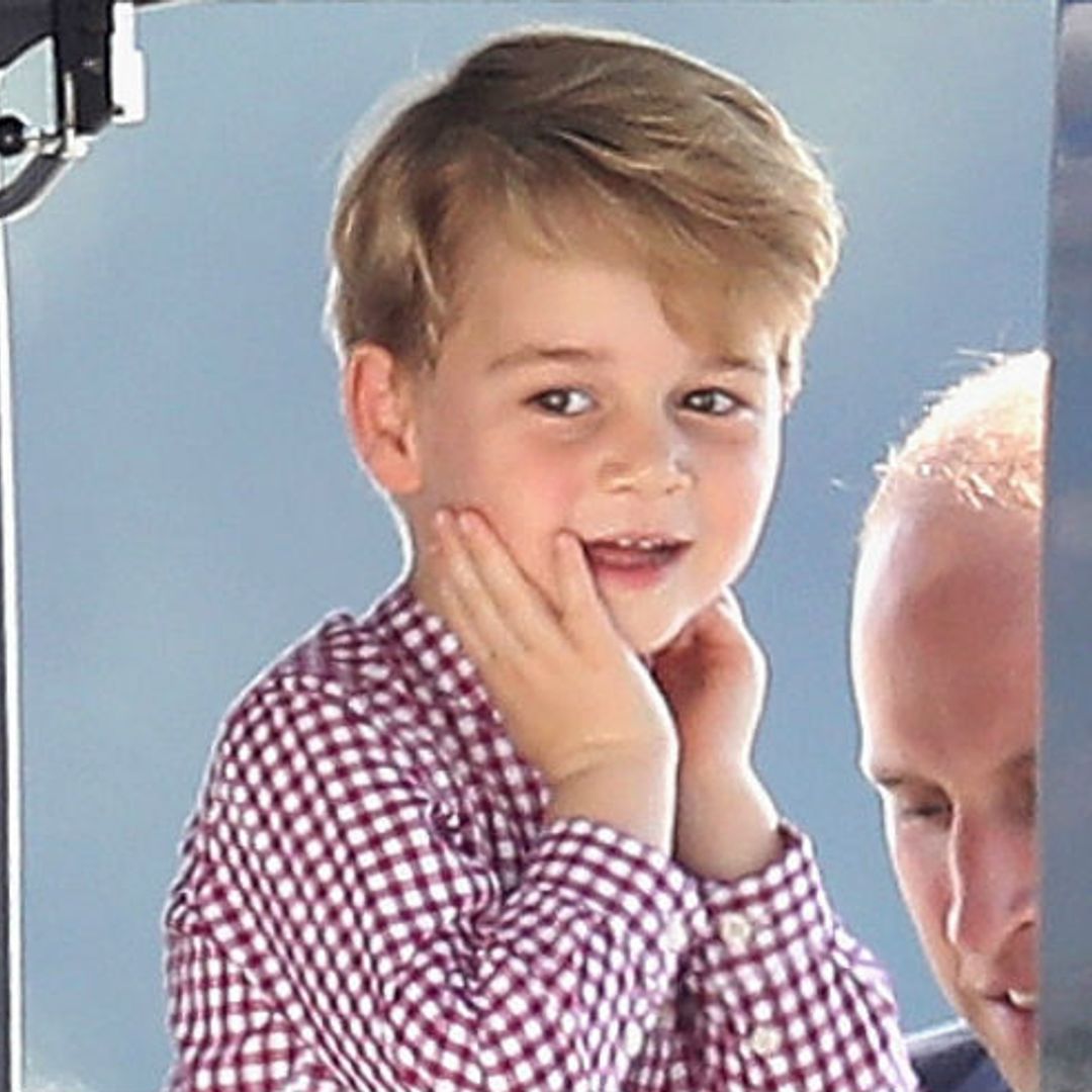 The detail in Prince George's birthday portrait that shows he is just like any other little boy