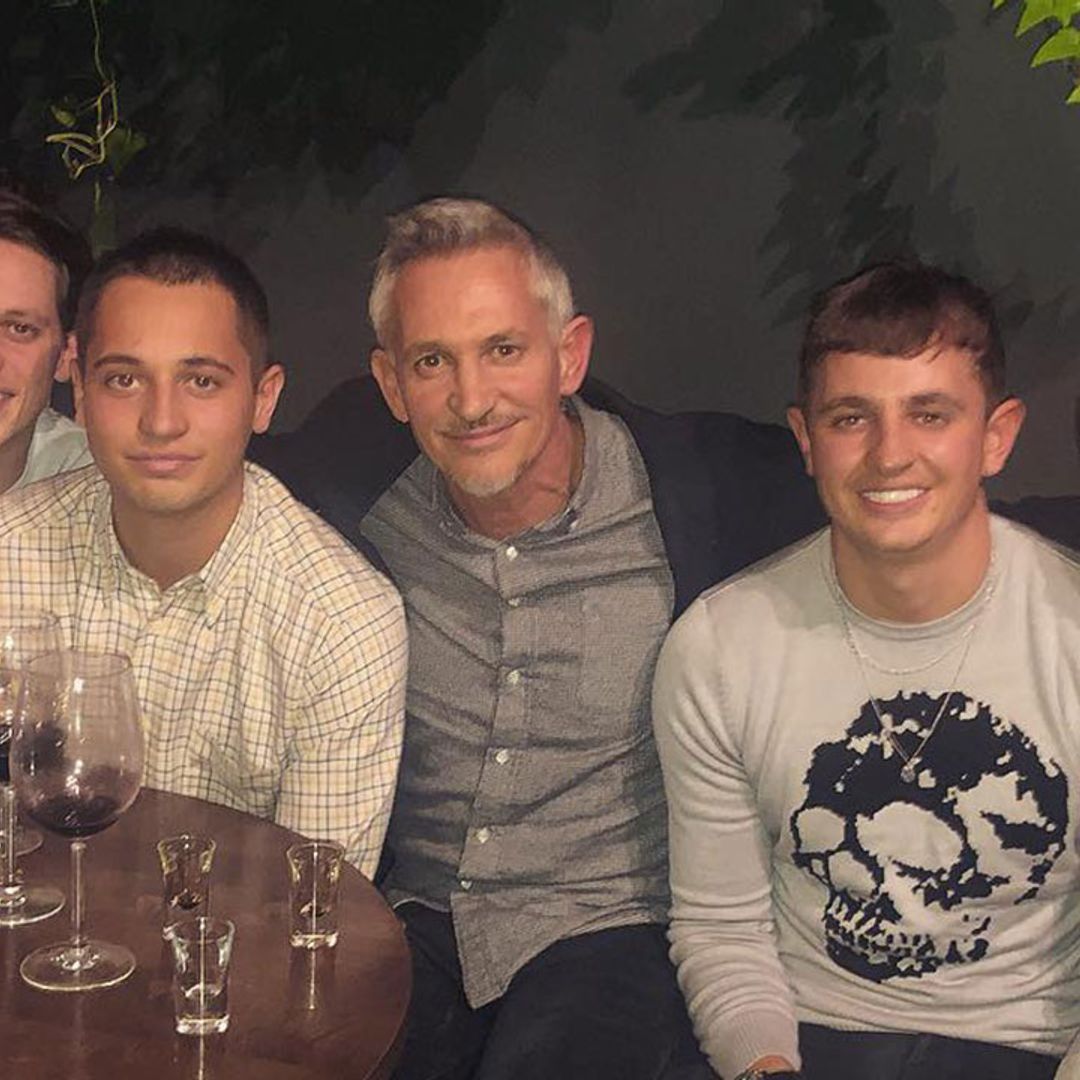 Gary Lineker shares rare photo with all four of his lookalike sons