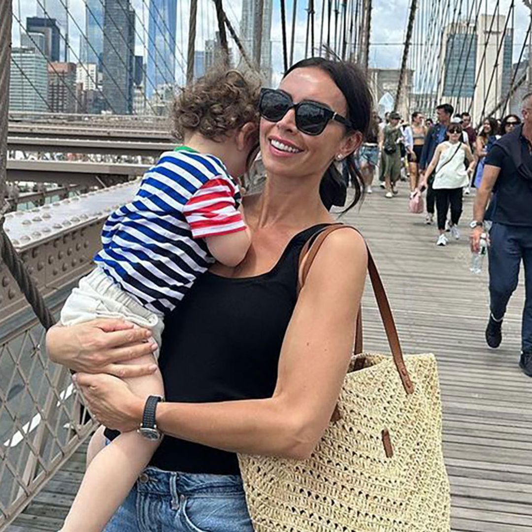 Christine Lampard's children Patricia and Freddie have the curliest hair in new photos