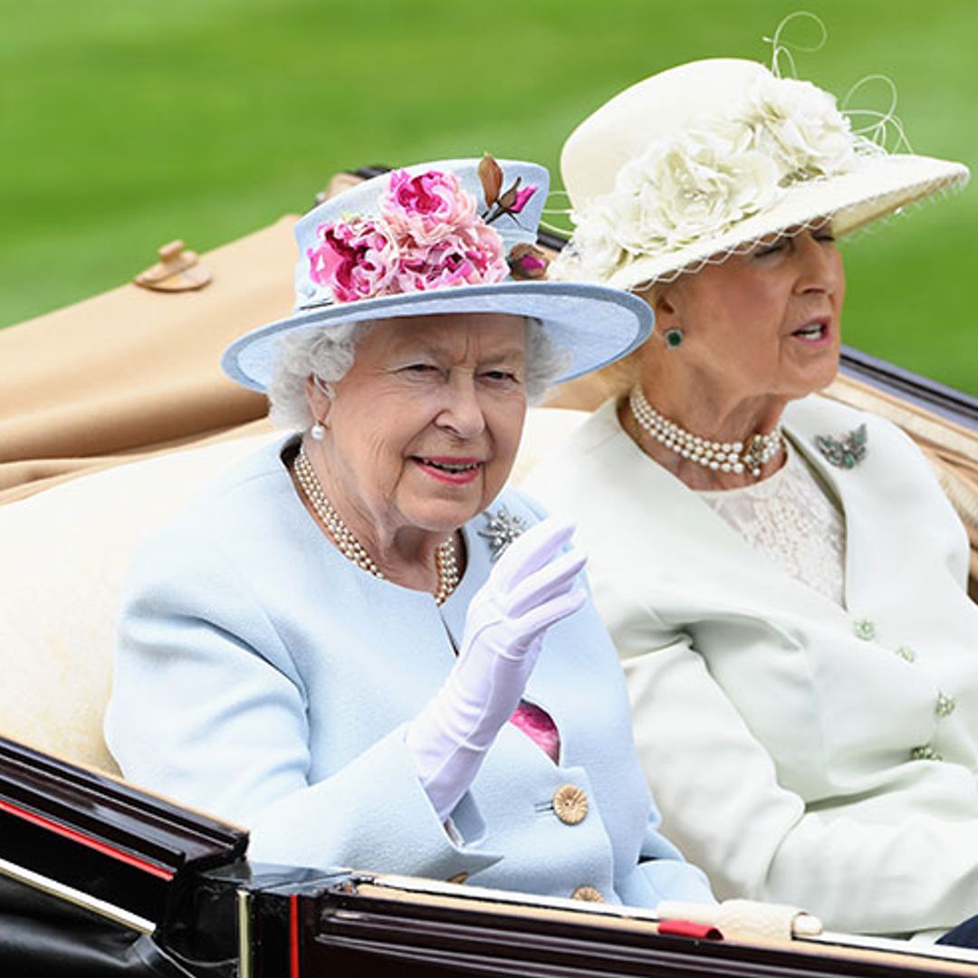 The Queen chooses a pastel look for Ascot Day Two and it’s GORGEOUS
