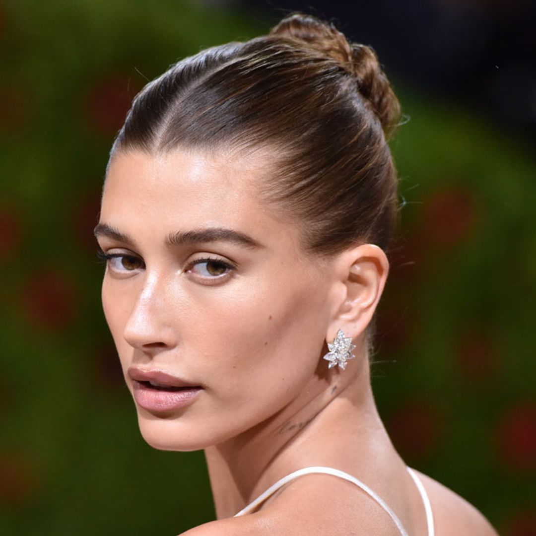 Hailey Bieber is a summer goddess as she goes forest bathing in chic bikini