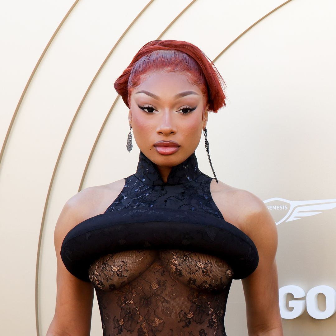 Megan Thee Stallion's daring swimsuit with huge cutout leaves fans stunned