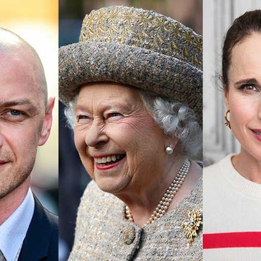 Celebrity birthdays 21 April: The Queen, James McAvoy, Andie MacDowell