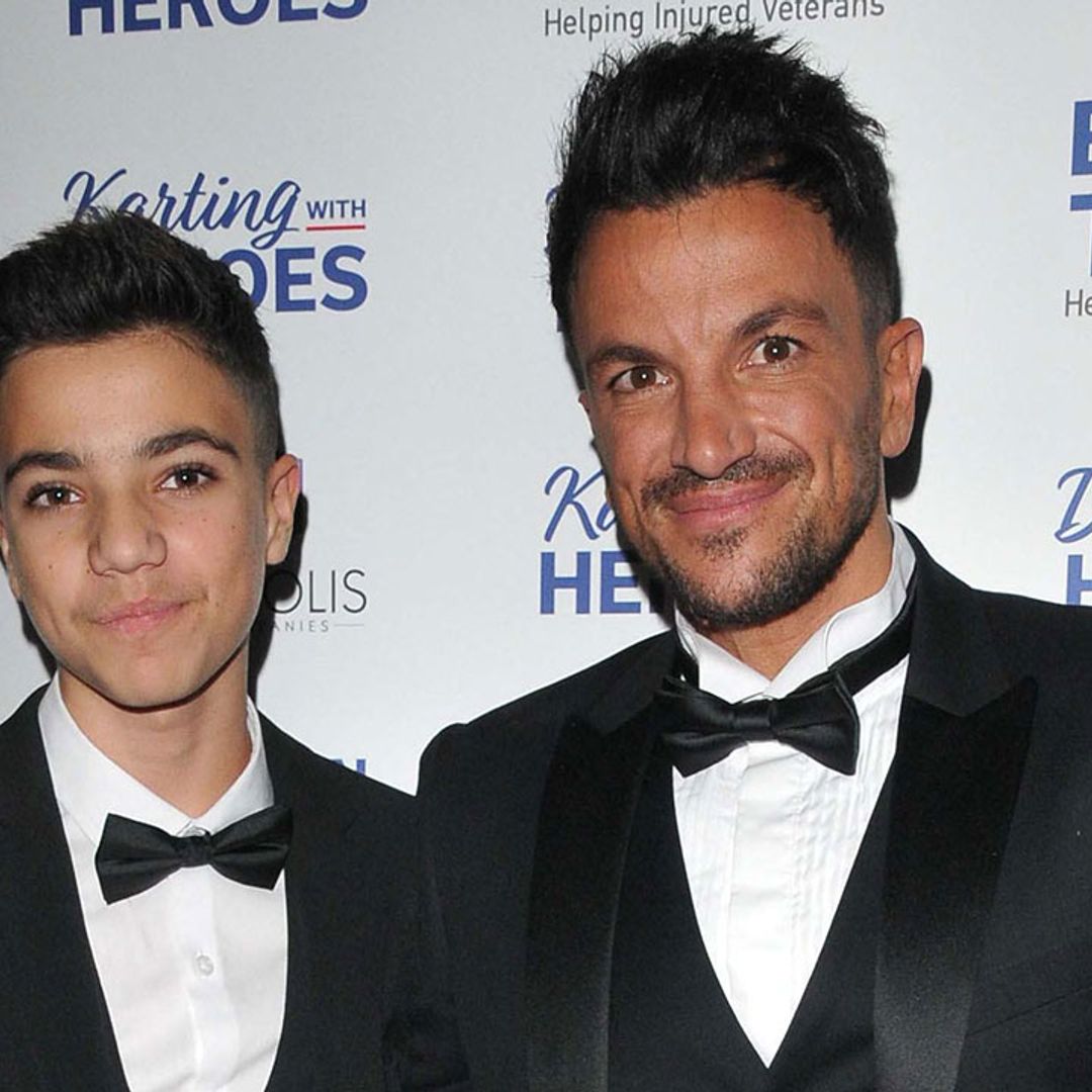 Peter Andre reveals sweet birthday message he received from son Junior