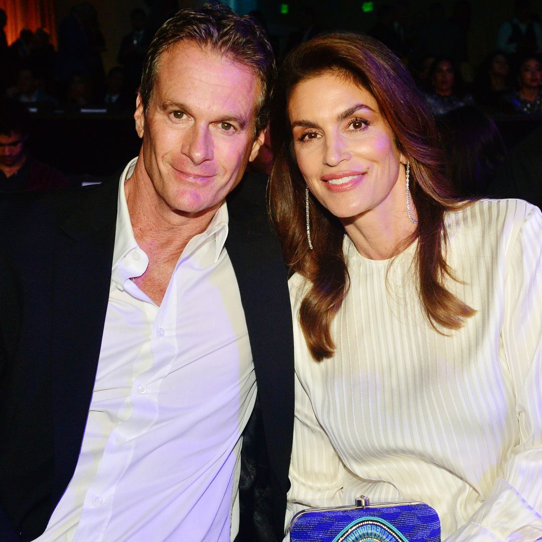Cindy Crawford shows off blossoming baby bump with husband Rande in stunning throwback