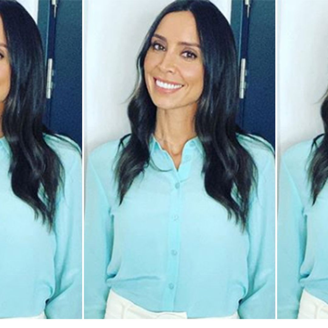 Christine Lampard's incredible outfit is giving us serious holiday vibes