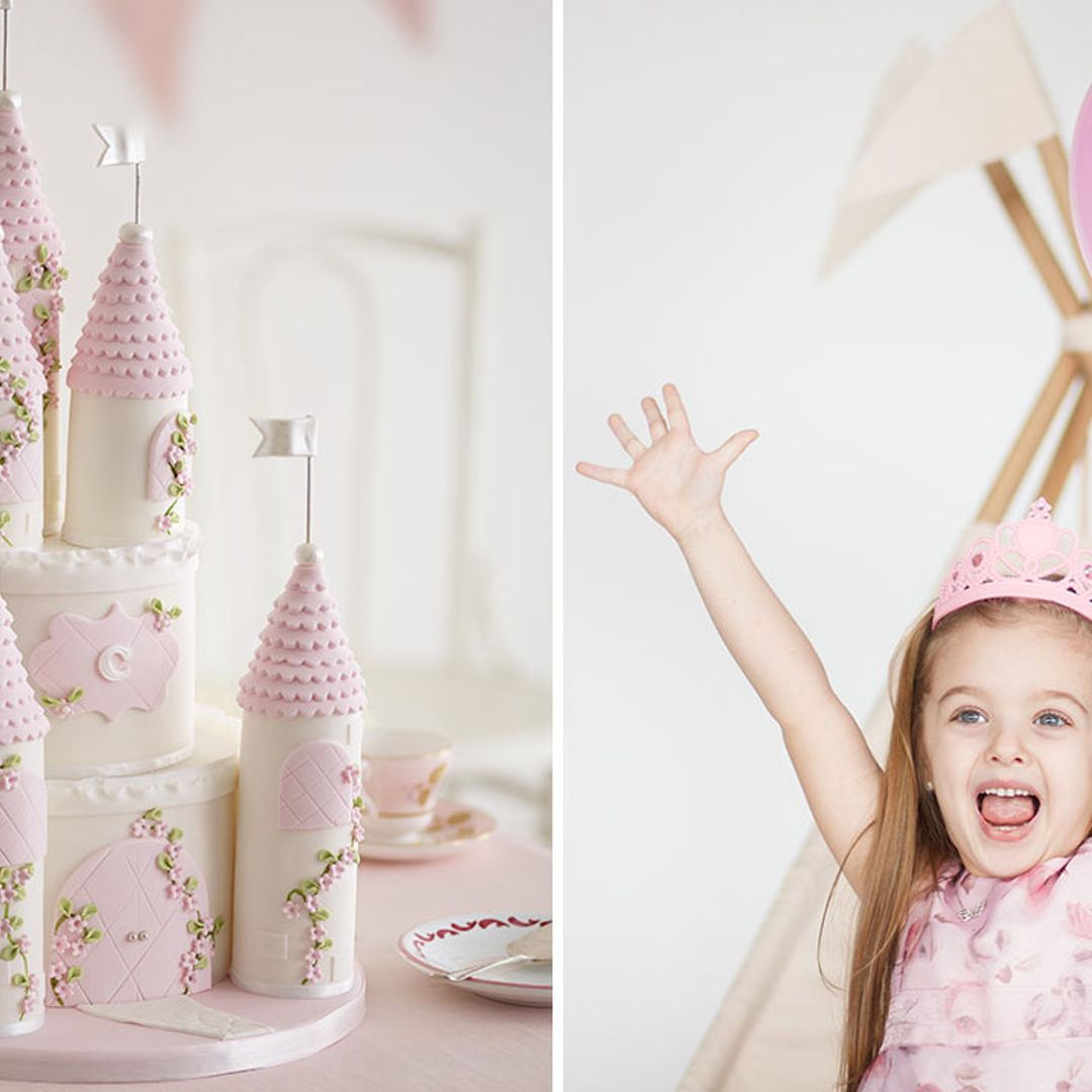 Beautiful & Easy Princess Castle Birthday Cake Hack