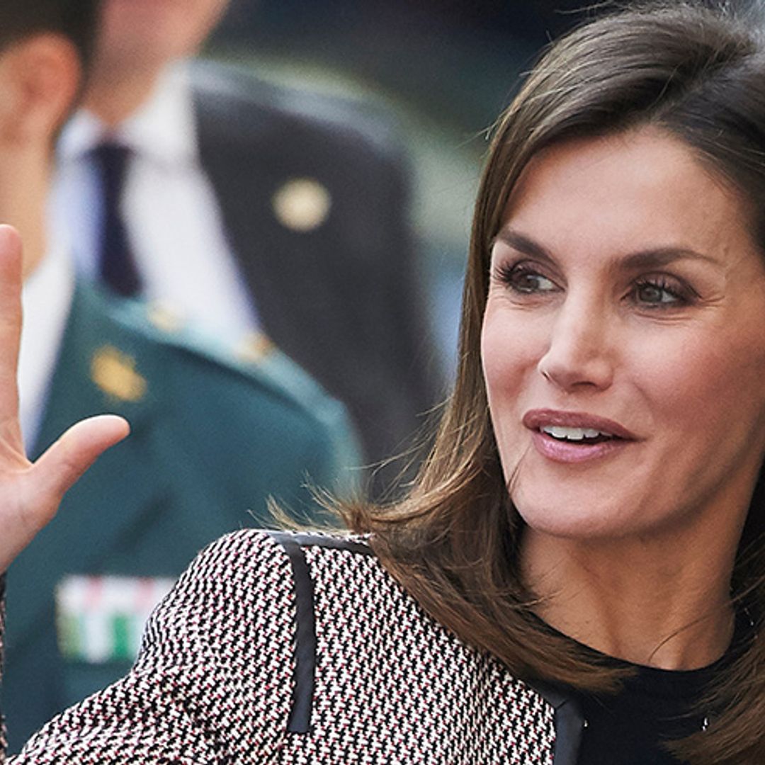 Queen Letizia of Spain all smiles after tense exchange with mother-in-law Sofia