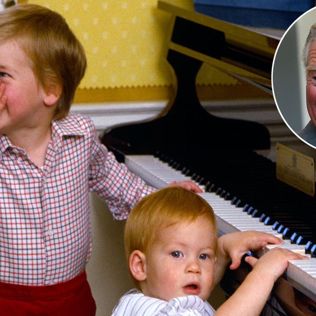 The clever trick Prince Charles used to get his baby sons to smile during photoshoots